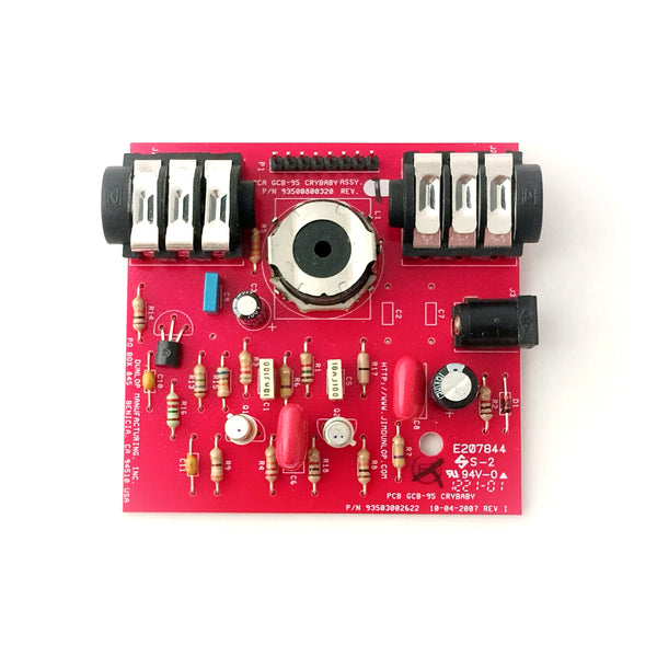 Vintage Voiced HALO inductor installed on a Dunlop GCB-95 PCB