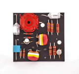 Vintage style wah PCB with HASEL inductor
